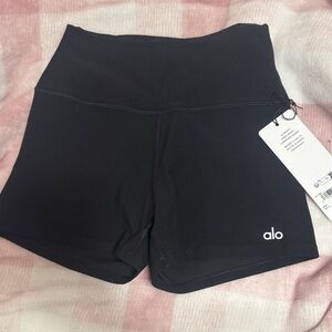 ALO Yoga Women's Classic Black Bike Shorts